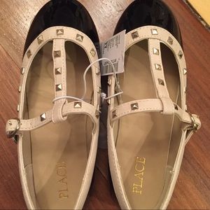 NWT never worn black paten leather shoes